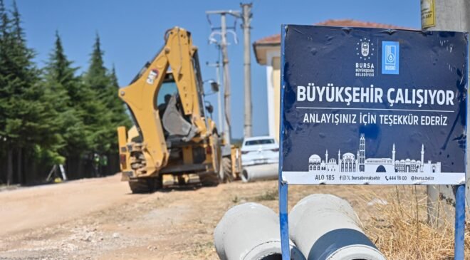 Büyükşehir Belediyesi’nden Orhangazi’ye Altyapı Yatırımı