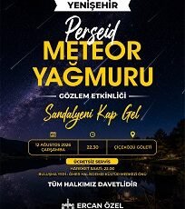 Yenişehir’de Gözler Gökyüzü Olaylarından Perseid Meteor Yağmuruna Çevrilecek