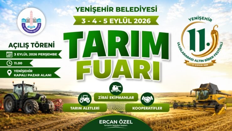Yenişehir’de Tarım Fuarı için Hazırlıklar Sürüyor