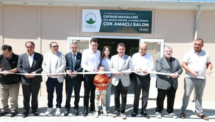 Osmangazi Belediyesi Çok Amaçlı Solonu Törenle Hizmete Açtı