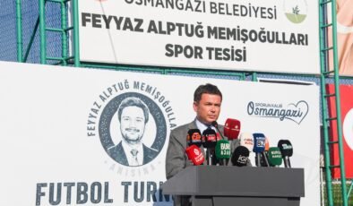 Osmangazi’de Sporun Kalbi Feyyaz Alptuğ Memişoğulları için Attı