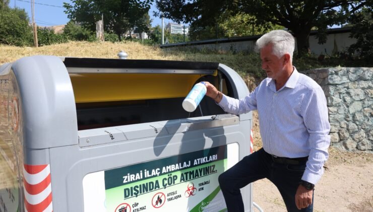 Osmangazi’de Zirai Atıklar Artık Doğaya Değil Zirai Atık Dönüşüm Konteynerine