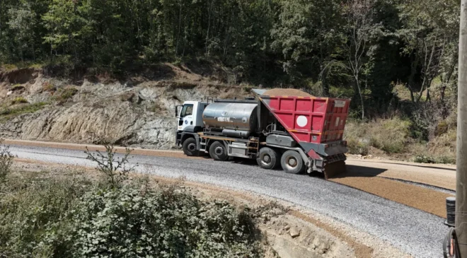 İnegöl’de 6 Kırsal Mahallenin Yollarını Yenileme Çalışması