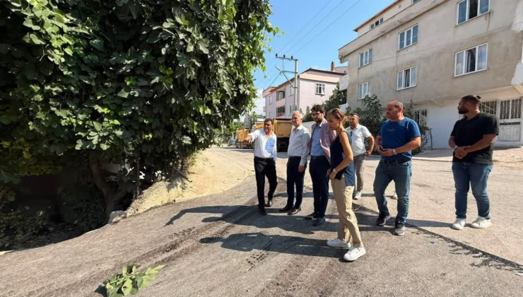 İnegöl Belediye Başkanı Alper Taban Çalışmaları Yerinde İnceledi