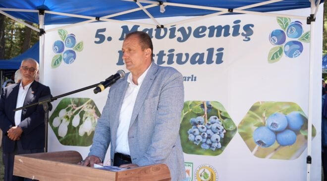 İznik’te 5. Maviyemiş Festivaline Vatandaşlardan Yoğun İlgi