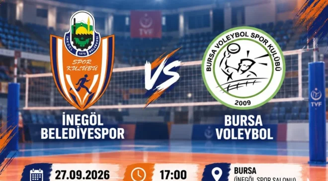 İnegöl Belediyespor Erkek Voleybol Takımı Sezonu Açıyor