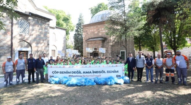 İnegöl’de Temizlik Seferberliği Çarşıda Sürüyor