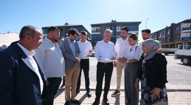 İnegöl Kozluca Bulvarında Asfalt Kaplama Çalışması Başladı