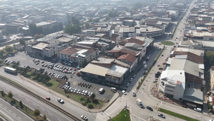 İnegöl Mobilya Sanayisine Nefes Aldıran Otopark Hizmete Girdi