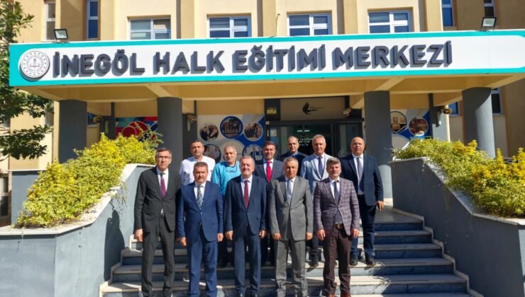 İl Milli Eğitim Müdürü Gürkan Çokgezer’den İnegöl’e Kapsamlı Ziyaret
