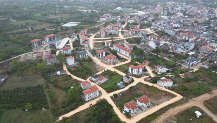İnegöl Cerrah Mahallesinde 27 Sokakta Sathi Kaplama Çalışması Başladı