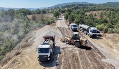 Bursa’nın 4 İlçesine Toplam 32,5 Kilometre Yeni Yol Çalışması