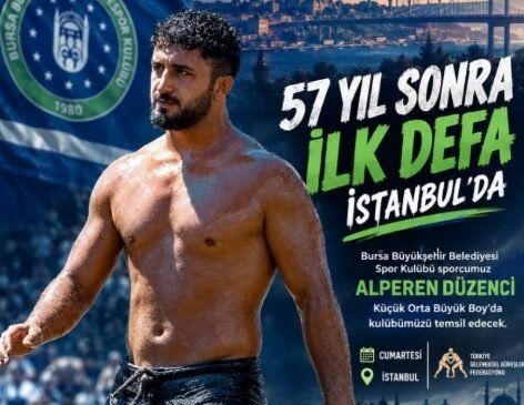Büyükşehir Belediyesi Güreşçisi Tarihi Er Meydanında