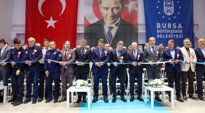 Büyükşehir Belediyesi’nin 32’nci İtfaiye İstasyonu Barakfakih OSB’de Hizmete Açıldı