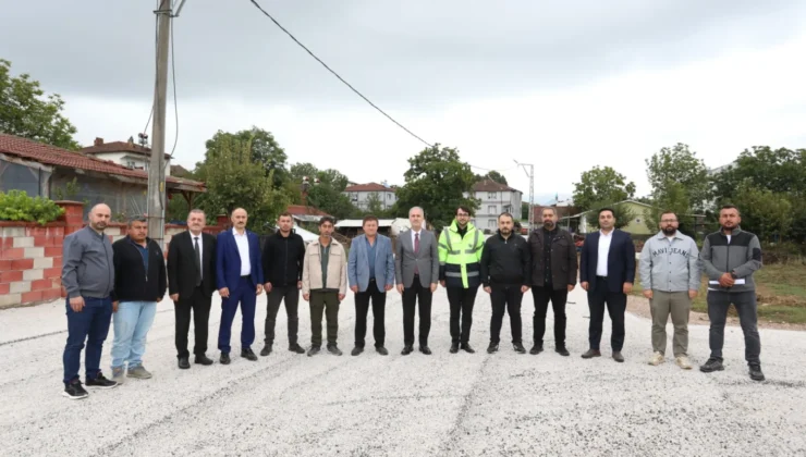 İnegöl Kurşunlu Mahallesinde 8 Sokakta Sathi Kaplama Yapıldı