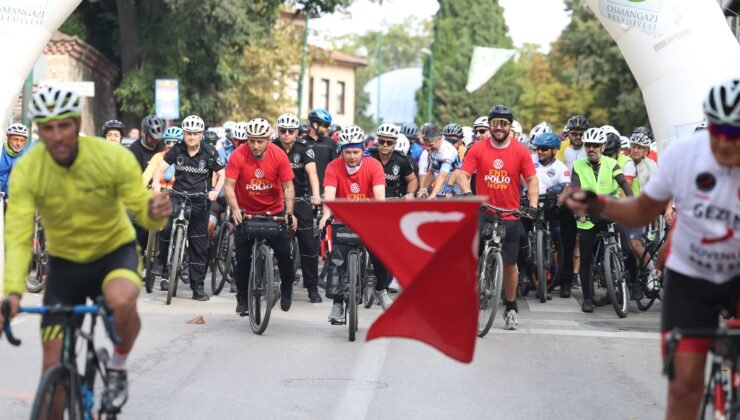Osmangazi Belediye Başkanı Erkan Aydın Farkındalık için Pedal Çevirdi