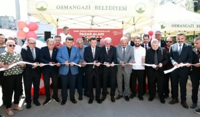 Osmangazi’de Modern Bir Pazar Daha Hizmete Açıldı
