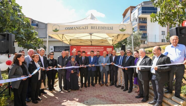Osmangazi Belediyesi 3 Yeni Hizmeti Aynı Törenle Açtı