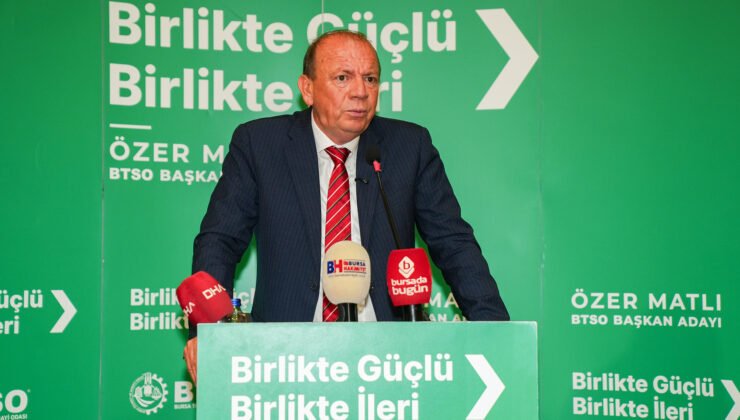Özer Matlı’dan Bursa için Ticaret Lojistik ve Üyeye Destek Mesajı