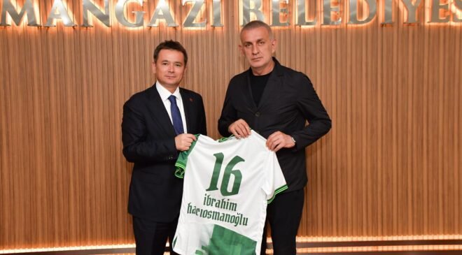 TFF Başkanı’ndan Belediye Başkanı Erkan Aydın’a Ziyaret