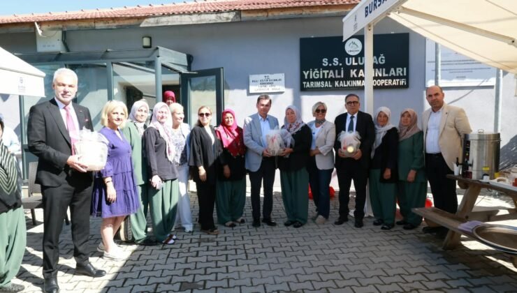 Osmangazi Belediye Başkanı Erkan Aydın Üreten Kadınların Her Zaman Yanında
