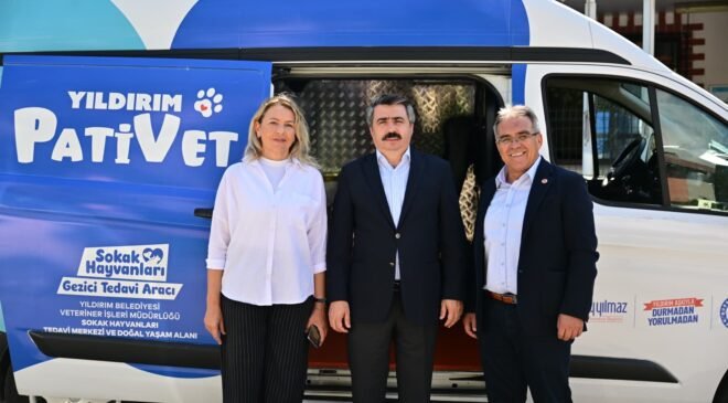 Yıldırım’da Sahipsiz Sokak Hayvanlarına “Pativet” Şefkati
