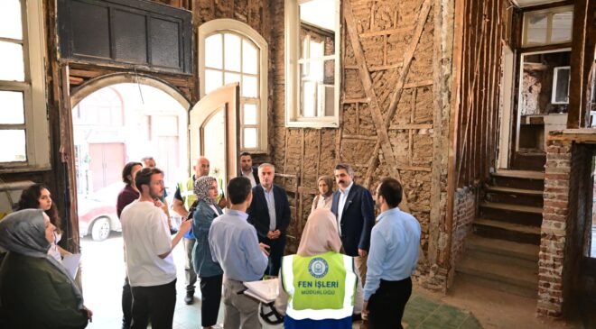 Yıldırım’da Tarihi Yapı Restore Edilerek Kütüphane Oluyor