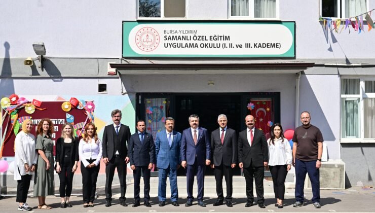 Yıldırım Belediye Başkanı Oktay Yımaz Özel Öğrencilerin Heyecanına Ortak Oldu