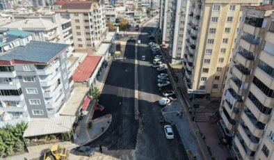 Büyükşehir Belediyesi Erdoğan Caddesini Yeniliyor