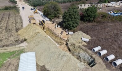 Büyükşehir Belediyesi’nden Görükle’de Yeni Yola Yeni Altyapı