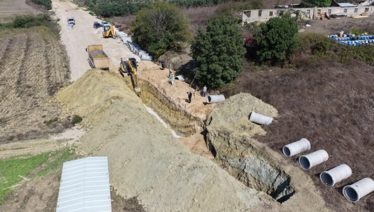 Büyükşehir Belediyesi’nden Görükle’de Yeni Yola Yeni Altyapı