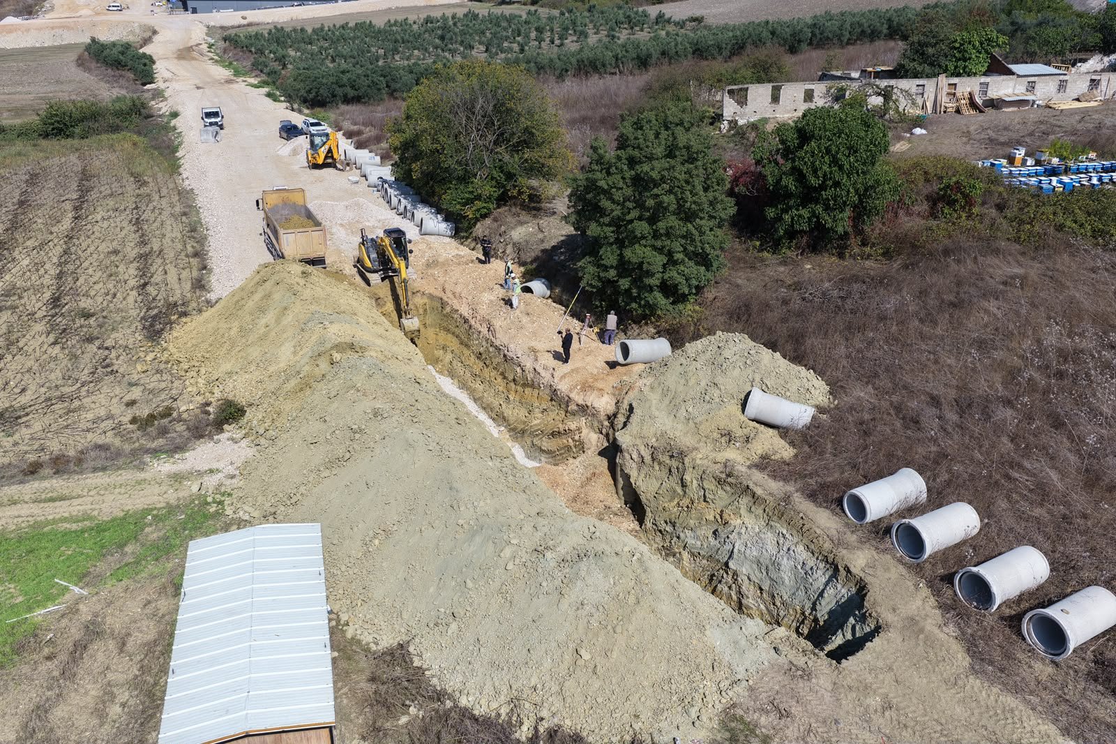 Büyükşehir Belediyesi’nden Görükle’de Yeni Yola Yeni Altyapı