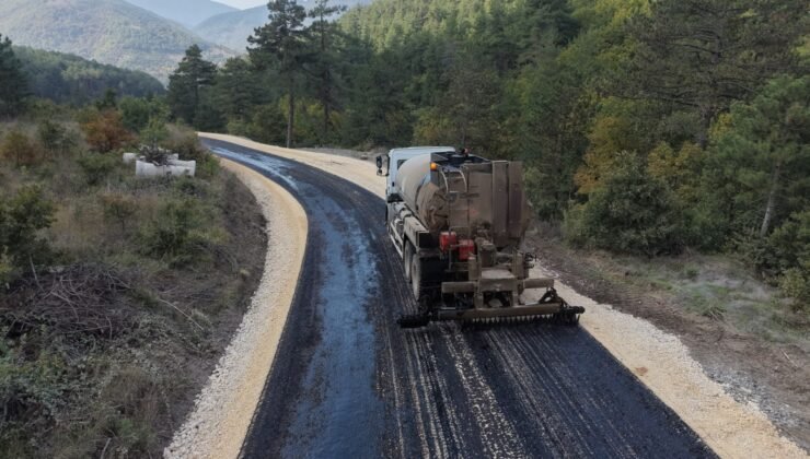 Büyükşehir Belediyesi Osmangazi’de 10 Kilometrelik Yolu Yeniledi