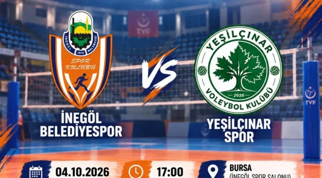 İnegöl Belediyespor Erkek Voleybol Maçına Davet