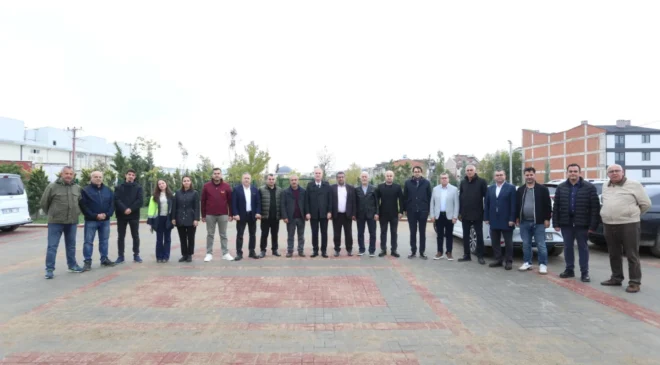 İnegöl Cumhuriyet Mahallesinde 32 Araçlık Otopark Uygulaması Tamamlandı