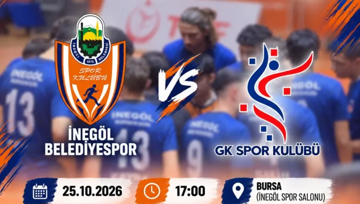 İnegöl Belediyespor Voleybolda Güner Karakaya’yı Konuk Ediyor