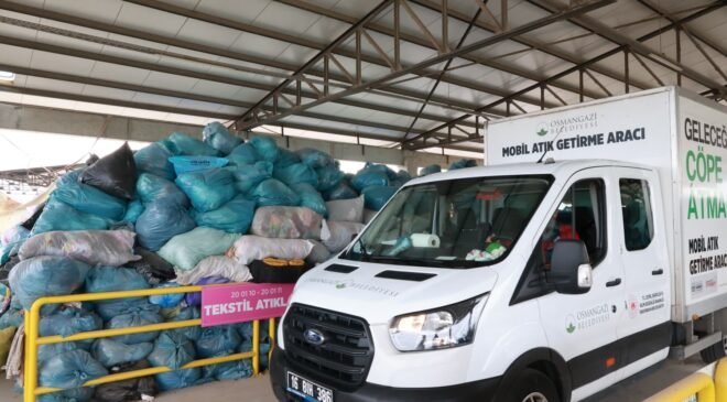 Osmangazi Belediyesi 9 Ayda Yüzlerce Ton Atık Geri Dönüşüme Kazandırdı