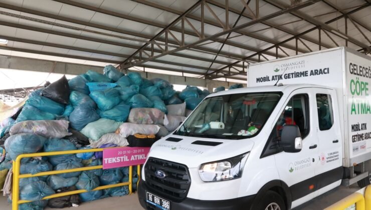 Osmangazi Belediyesi 9 Ayda Yüzlerce Ton Atık Geri Dönüşüme Kazandırdı