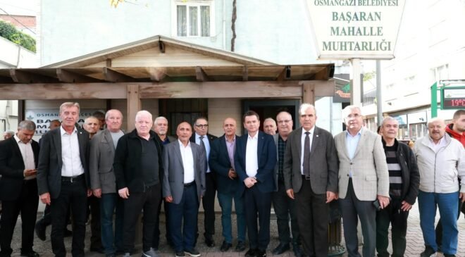 Osmangazi Belediye Başkanı Erkan Aydın Halkla İç İçe Olmaya Devam Ediyor