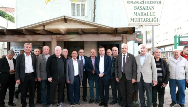Osmangazi Belediye Başkanı Erkan Aydın Halkla İç İçe Olmaya Devam Ediyor