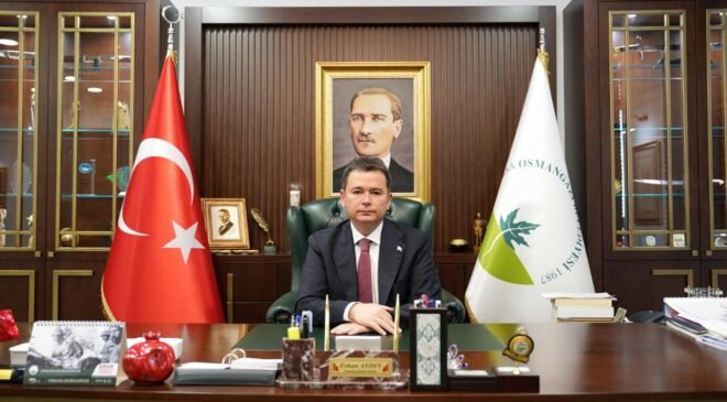 Osmangazi Belediye Başkanı Erkan Aydın’dan 29 Ekim Cumhuriyet Bayramı Mesajı