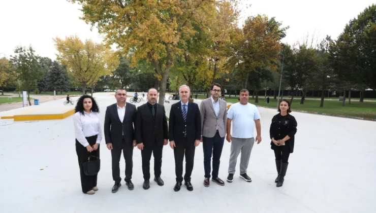 İnegöl’de Kültür Parkta Yeni Kaykay ve Paten Park Yapımında Sona Gelindi