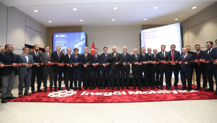 55. Uluslararası Modef Expo İnegöl Mobilya Fuarı Törenle Kapılarını Açtı