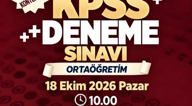 Yıldırım’da Gençlere Ücretsiz KPSS Provası
