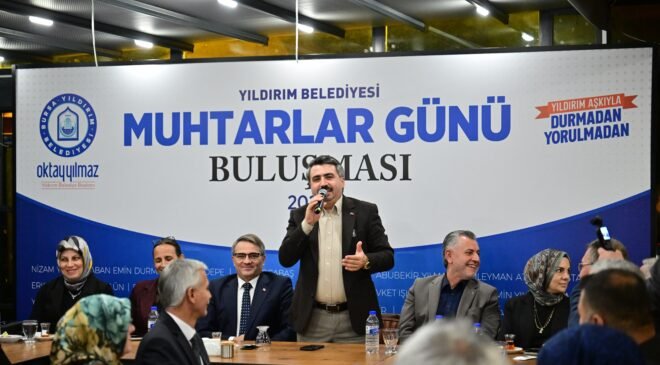 Yıldırım Belediye Başkanı Oktay Yılmaz Muhtarlarla Buluştu