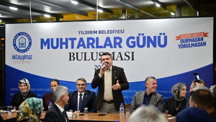 Yıldırım Belediye Başkanı Oktay Yılmaz Muhtarlarla Buluştu