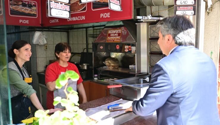Yıldırım Belediye Başkanı Oktay Yılmaz Teyyareci Mehmet Ali Caddesi Esnafıyla Buluştu
